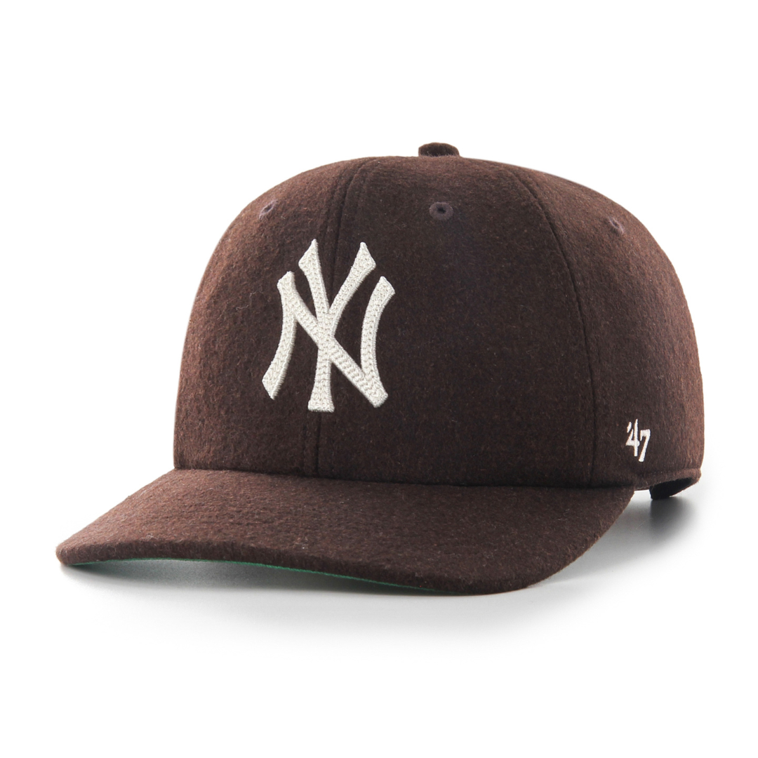 PETRONI FOODS x 47 - WOOL FLAT BRIM HAT - BROWN / BROWN
