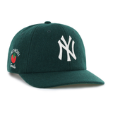 PETRONI FOODS x 47 - WOOL FLAT BRIM HAT - GREEN / GREEN